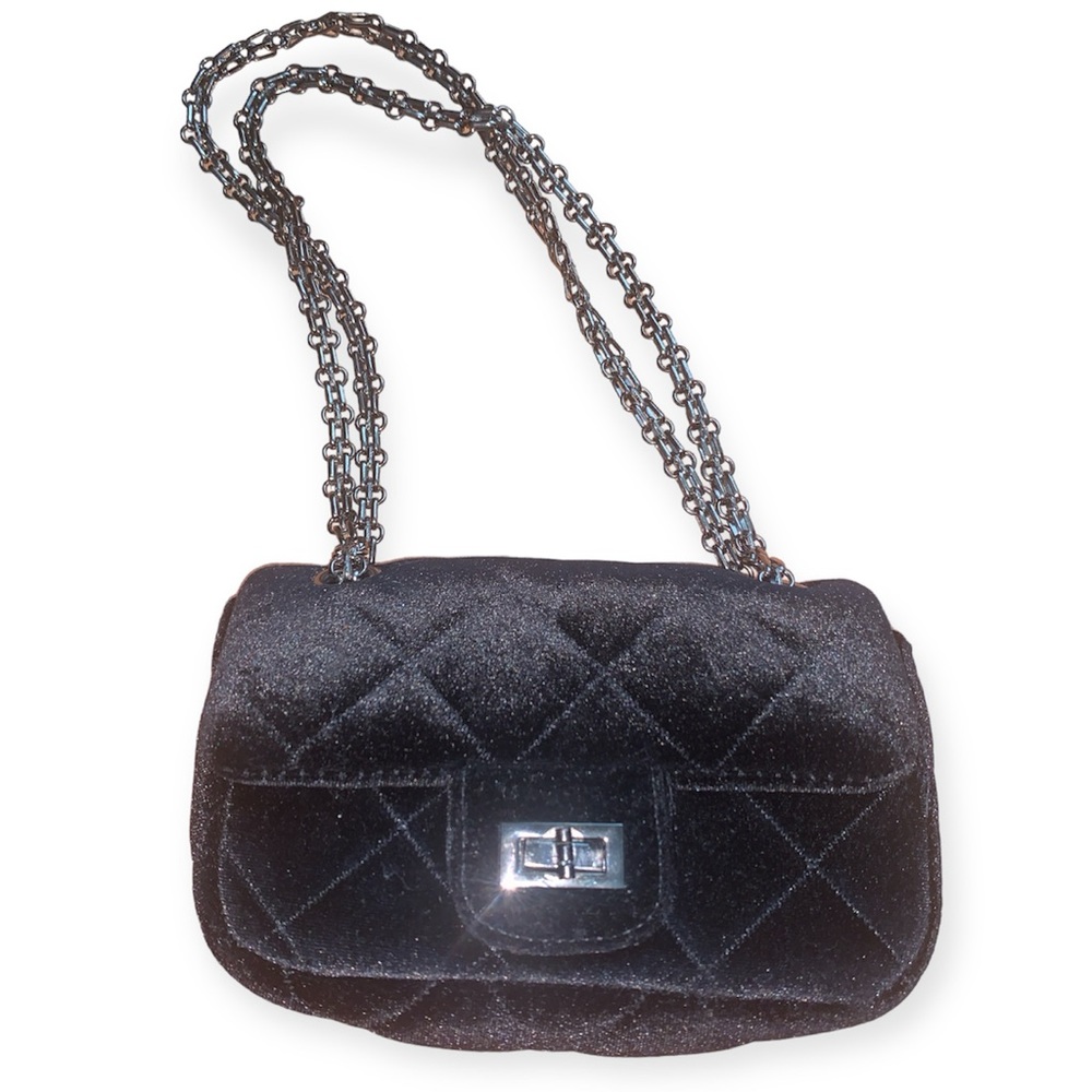 Christain Lacroix Black Velvet Bag